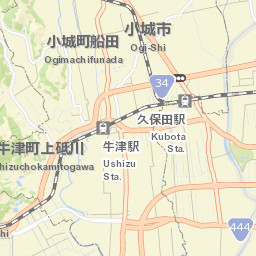 Ogi-shi Street Map