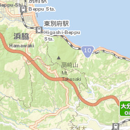 Beppu Street Map