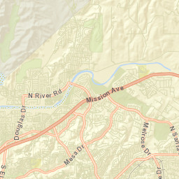 San Luis Rey California Street Map