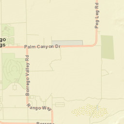 Borrego California Street Map