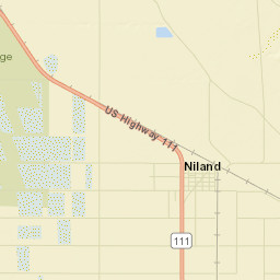 Niland California Street Map