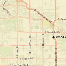 Chandler Heights Arizona Street Map