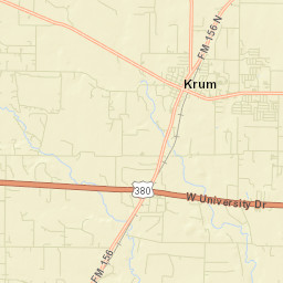 Krum Street Map