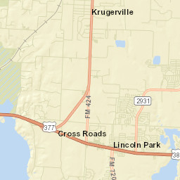 2004 Rodgers Lane Providence Village Street Map