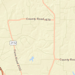 Titus County Street Map