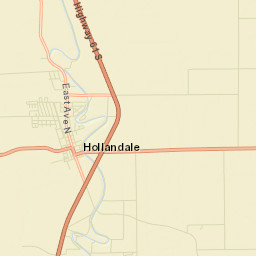 Hollandale Street Map