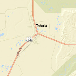 Tchula Street Map