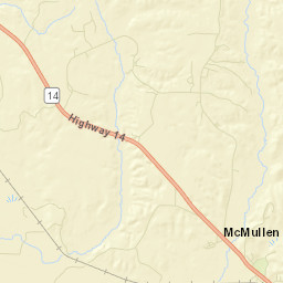 McMullen Alabama Street Map
