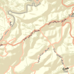 Caza de Bent Jbaïl Street Map