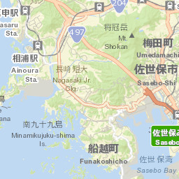 Sasebo Shi Street Map