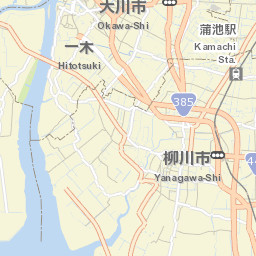 Yanagawa Street Map