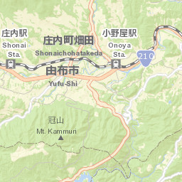 Yufu-shi Street Map