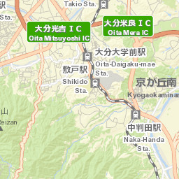 Ōita-shi Street Map