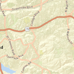 Oceana California Street Map