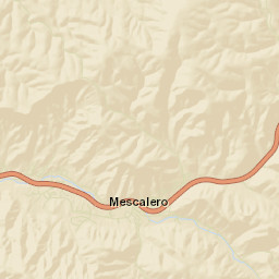 Mescalero Street Map