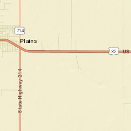 Yoakum County Street Map