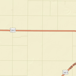 Terry County Street Map