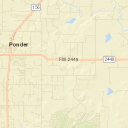 Ponder Street Map
