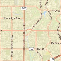 6641 Meditterranean Drive McKinney TX Street Map