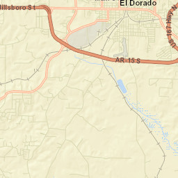 Parkers Chapel Arkansas Street Map