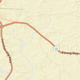 Nick Springs Arkansas Street Map