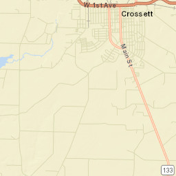 Oakhurst Addition Arkansas Street Map