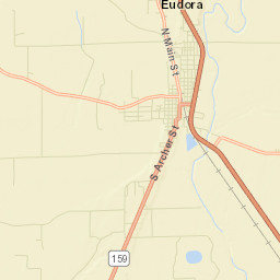Hanna Arkansas Street Map