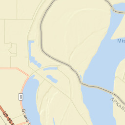 Grand Lake Arkansas Street Map