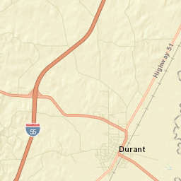 Durant Street Map