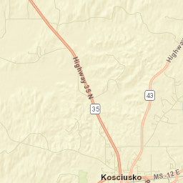 Attala County Street Map