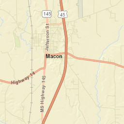 Macon Street Map