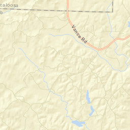 McCulley Creek Alabama Street Map