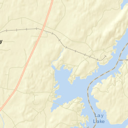 Spring Creek Alabama Street Map