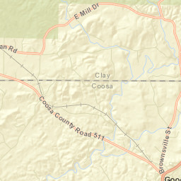 East Mill Alabama Street Map