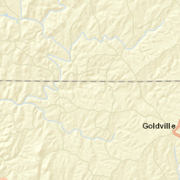 Goldville Alabama Street Map