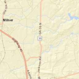 Lamar County Street Map