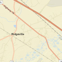 Ridgeville Street Map