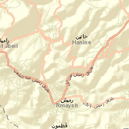 Ain Ebel Street Map