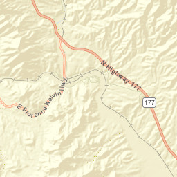 Kelvin Arizona Street Map