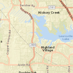 Hickory Creek Street Map