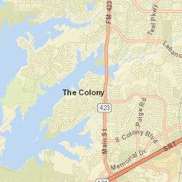 The Colony Street Map