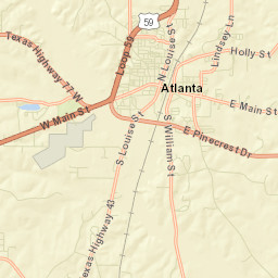 2805 S William St Atlanta TX 75551 Street Map