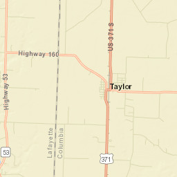 Walker Creek Arkansas Street Map