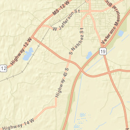 Kosciusko Street Map