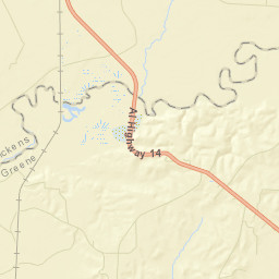 Ridge Alabama Street Map