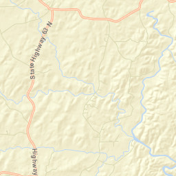 Hackneyville Alabama Street Map