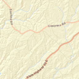Cowpens Alabama Street Map