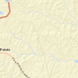 Stroud Alabama Street Map