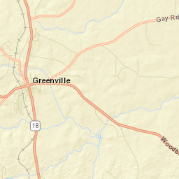 Meriwether County Street Map