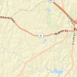 Forsyth Street Map